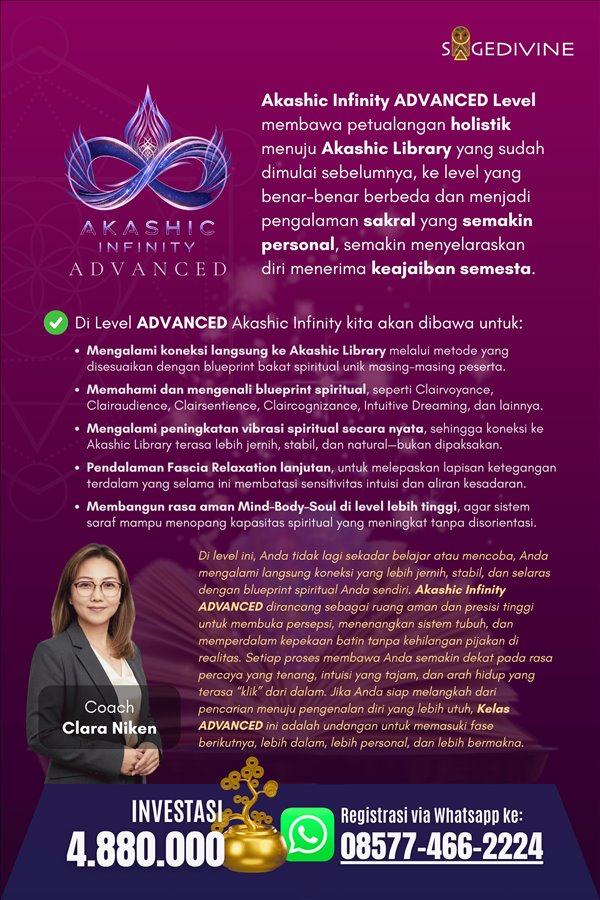 Cover Akashic Infinity Advanced